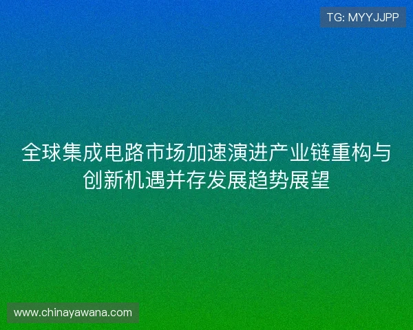 全球集成电路市场加速演进产业链重构与创新机遇并存发展趋势展望